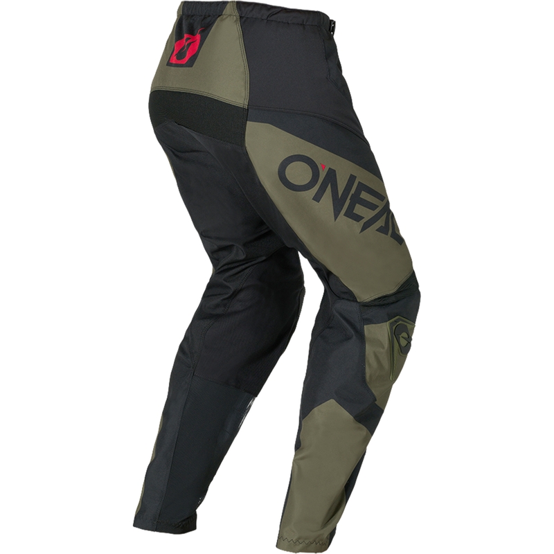 Мотокрос панталони O'Neal Element Racewear, черно-маслиненозелени