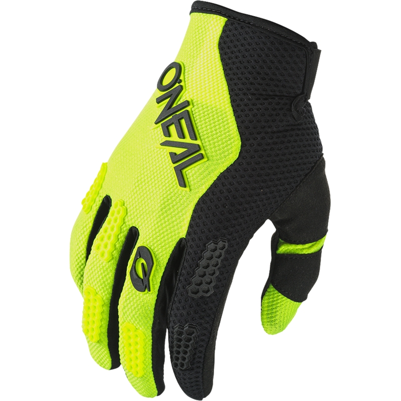 Ръкавици за мотокрос O´Neal Element Racewear черно-флуоресцентно жълто