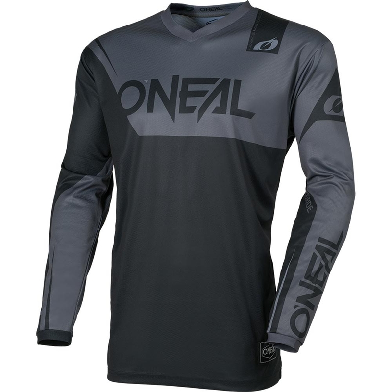 Детска мотокрос фланелка O'Neal Element Racewear, черно-сива