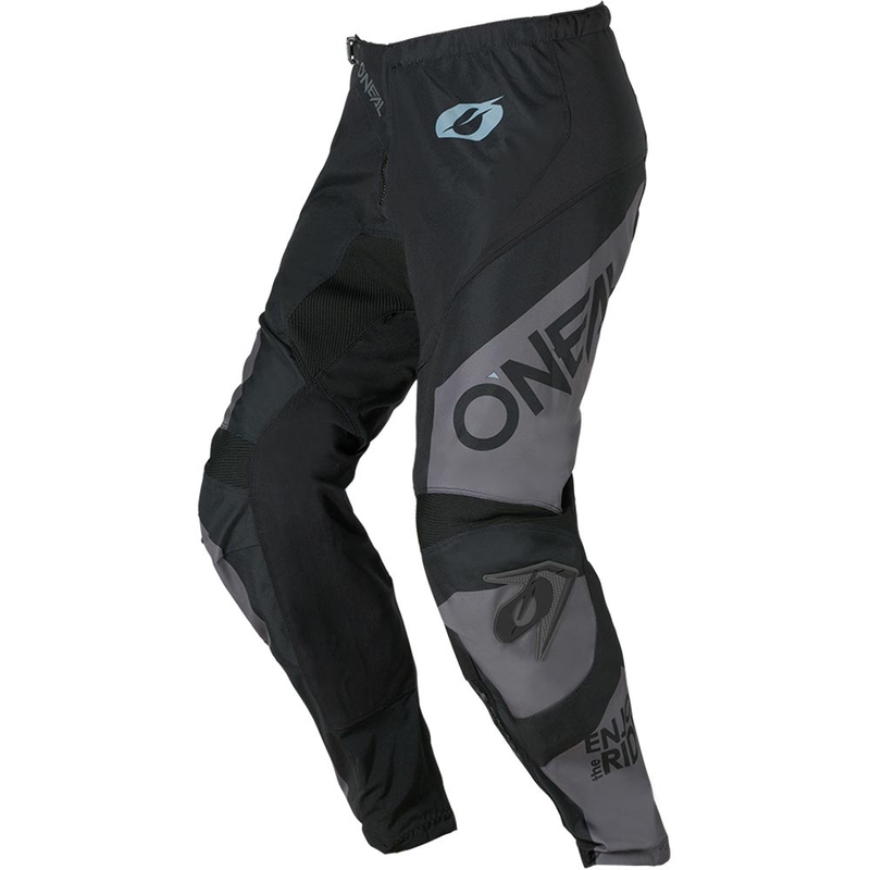 Детски мотокрос панталон O'Neal Element Racewear, черно-сив