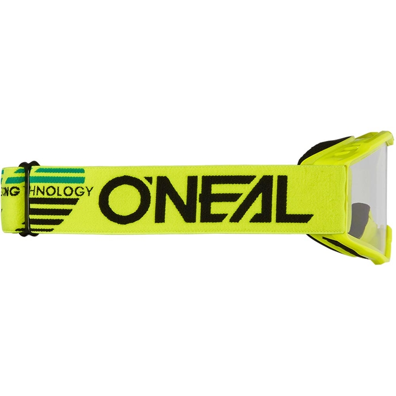 Детски мотокрос очила O'Neal B-10 Solid fluo yellow с прозрачен плексиглас