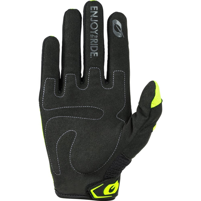 Детски мотокрос ръкавици O´Neal Element Racewear, черно-флуоресцентно жълто