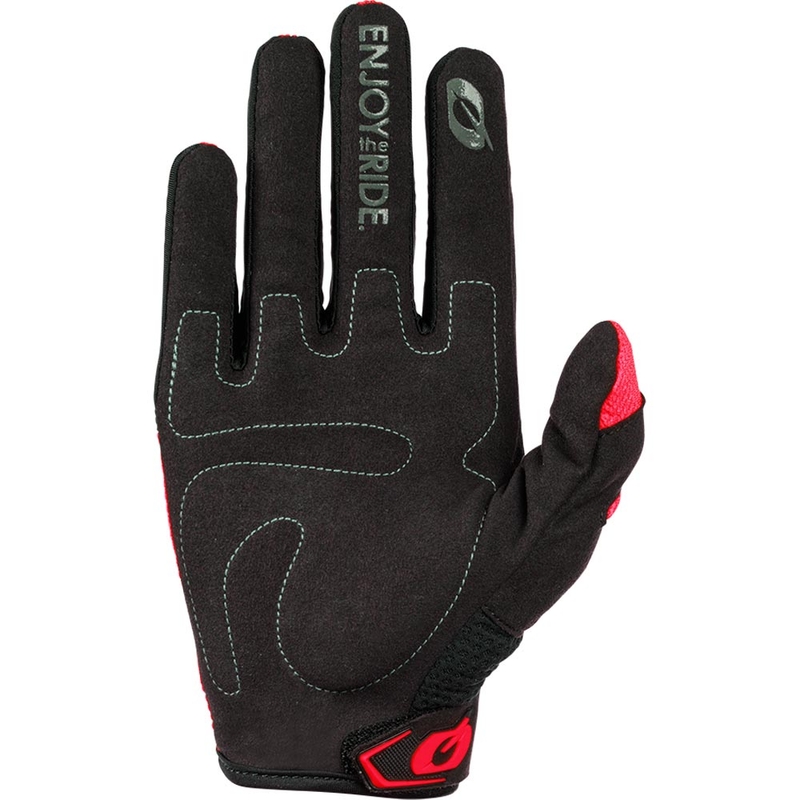 Детски мотокрос ръкавици O'Neal Element Racewear, черно-червени