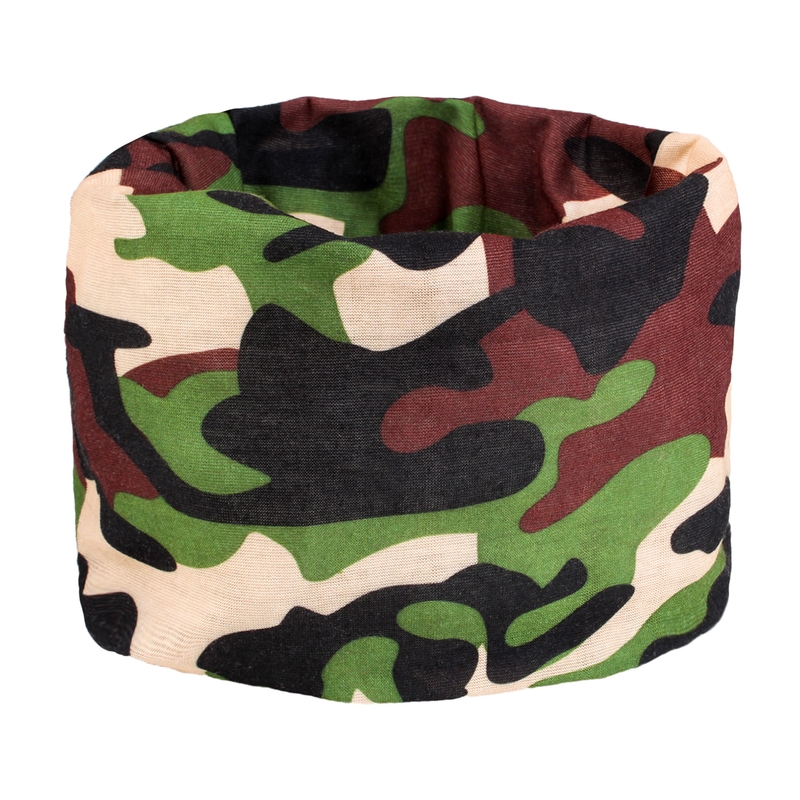 Многофункционален шал за мотоциклет RSA Camo зелен