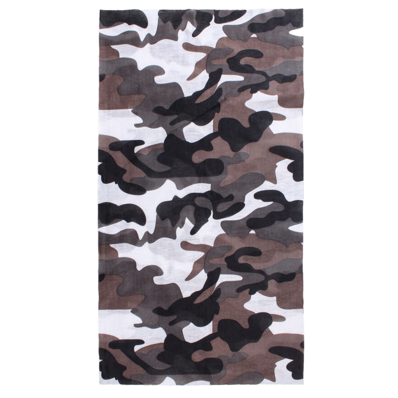 Многофункционален шал за мотоциклет RSA Camo сив