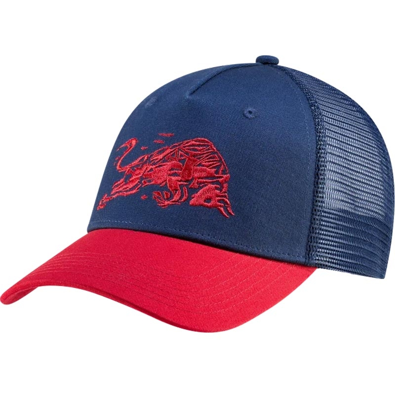 Тъмносиня шапка с козирка Red Bull Ring Trucker