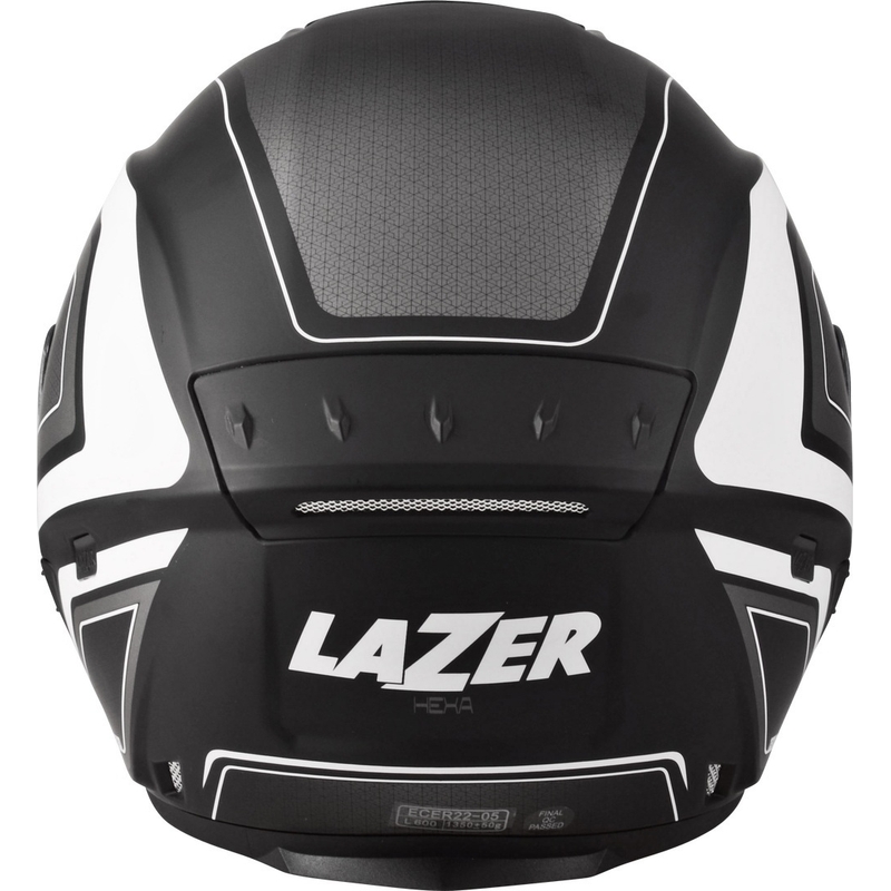 Отворена мотоциклетна каска Lazer Tango Hexa черно-бяла
