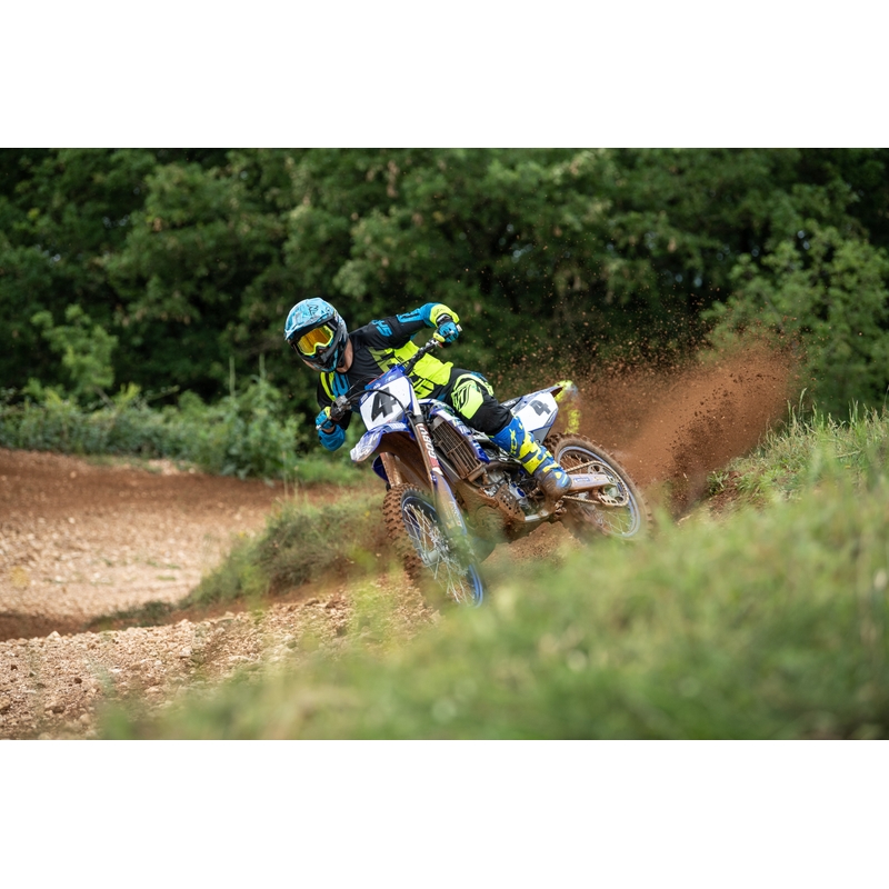 Motokrosové kalhoty Shot DEVO Ultimate modro-fluo žluté výprodej