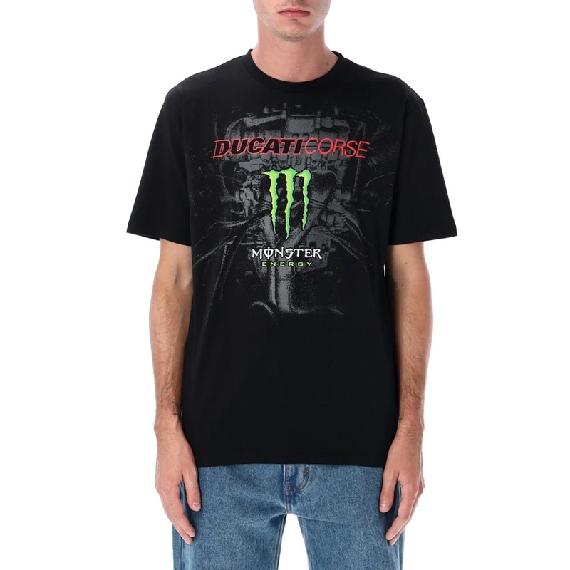 Тениска Ducati Corse Monster Energy черна