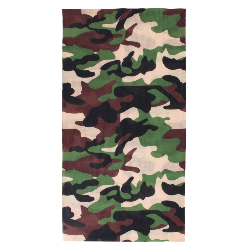 Многофункционален шал за мотоциклет RSA Camo зелен