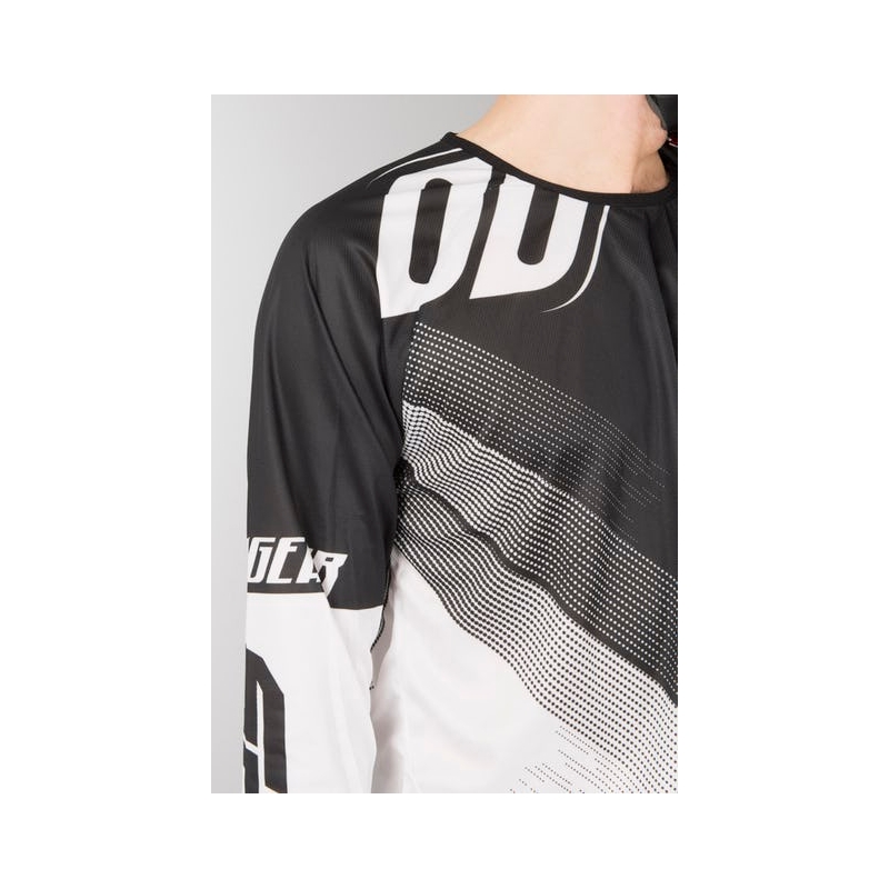 Komplet (dres + kalhoty) Shot DEVO Ultimate černo-bílý