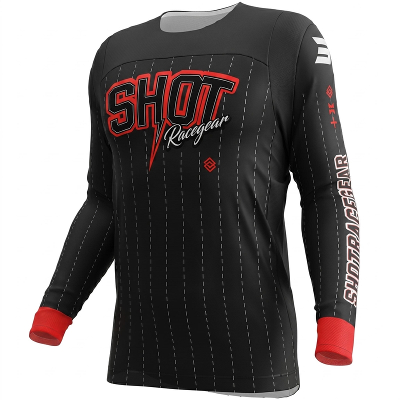 Мотокрос фланелка Shot Contact Dawg черна