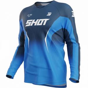 Мотокрос фланелка Shot Draw Clash синя