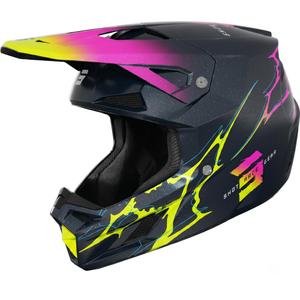 Детска мотокрос каска Shot Speed Rac, перлено синя