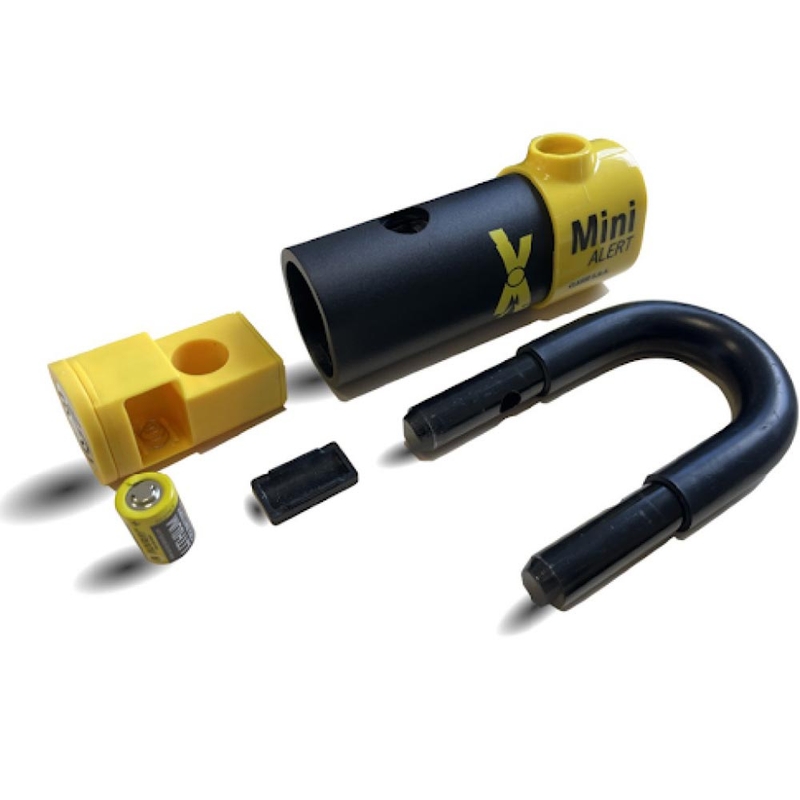 Катинар за мотоциклет Auvray XTREM с U-образна ключалка XTREM Mini Alert, черен