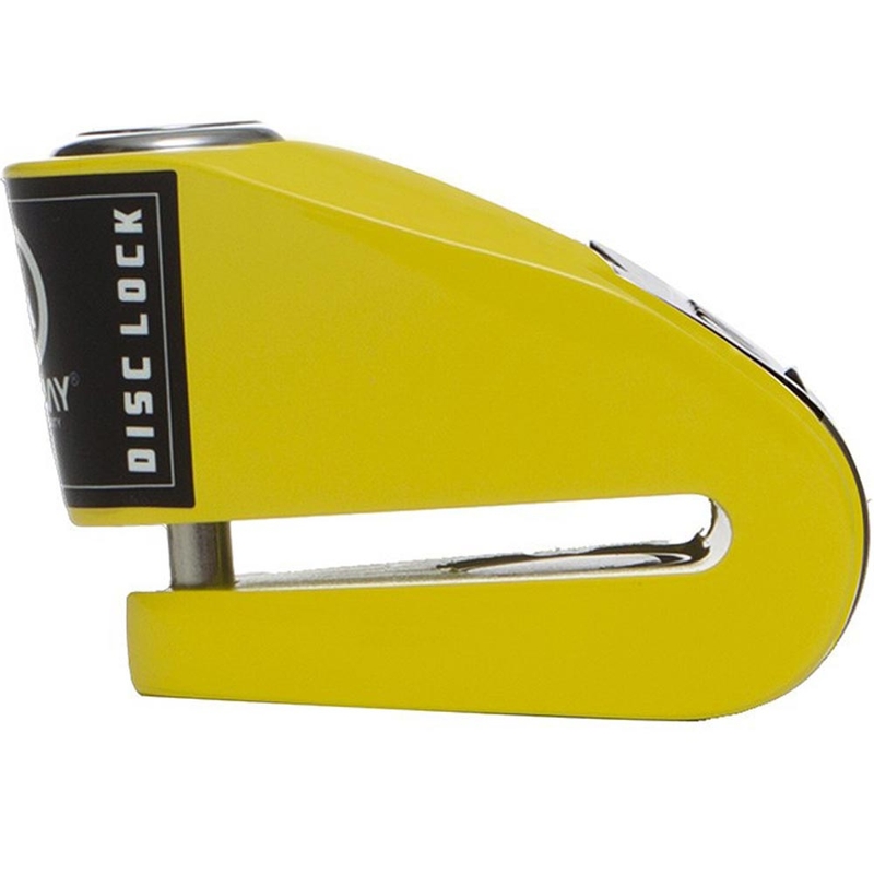 Заключване на спирачен диск Auvray B-Lock 06 с аларма 120 dB, жълто