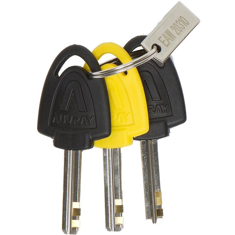 Заключване на спирачен диск Auvray B-Lock 06 с аларма 120 dB, жълто