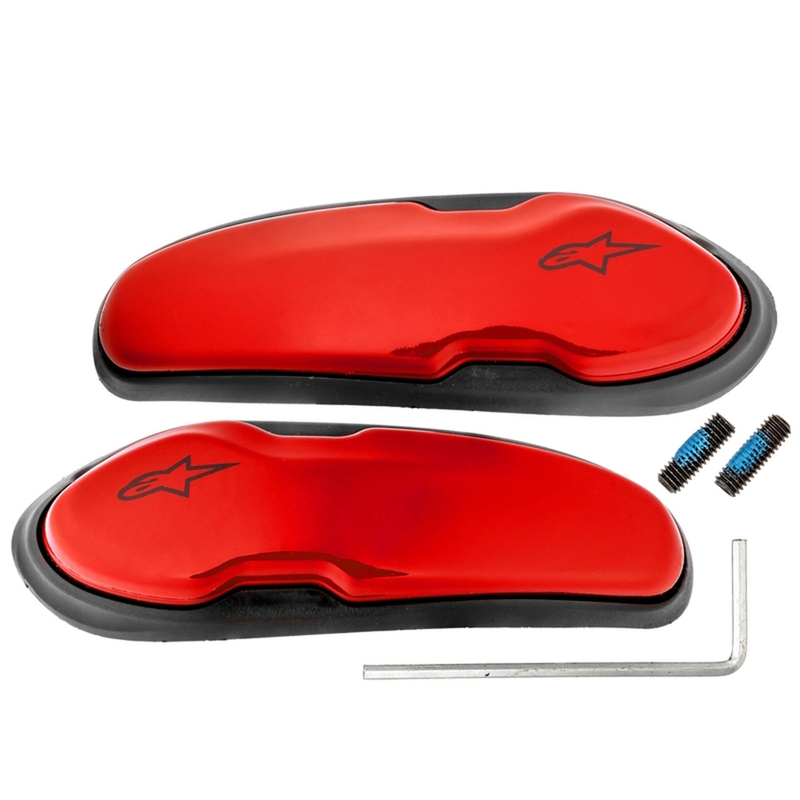 Червени плъзгачи за обувки Alpinestars Supertech R/SMX PLUS/SMX-6/SMX S и SMX-1 R