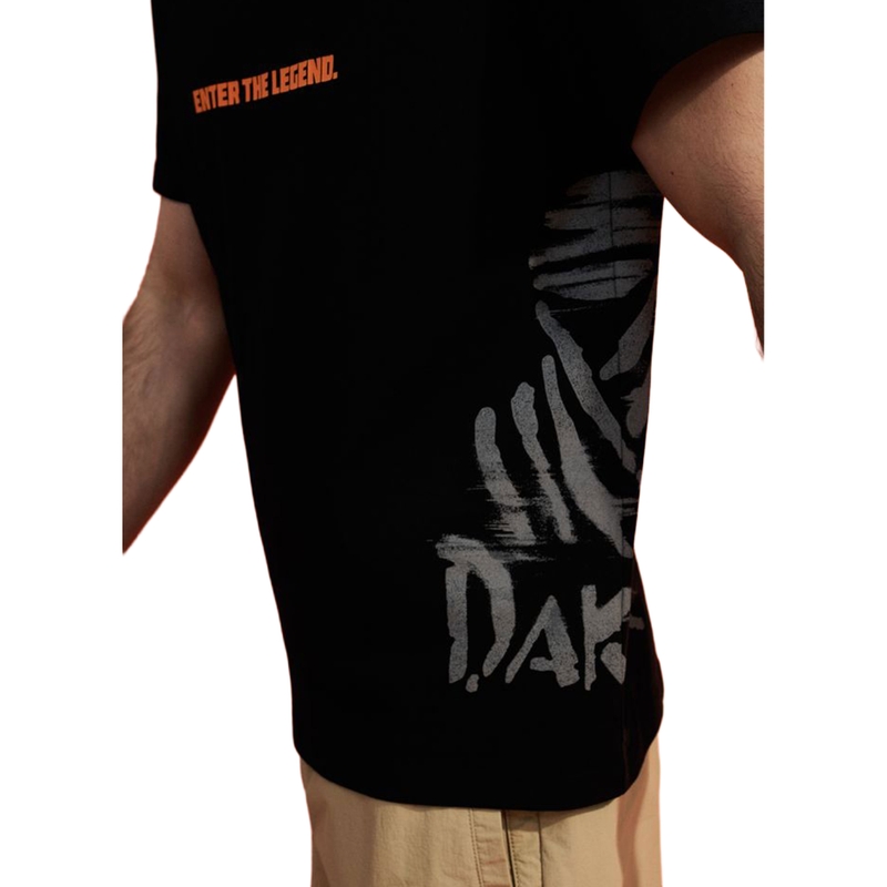 Черна тениска Dakar Wind