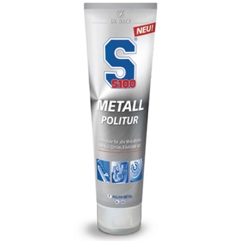 Политура за хромирани, алуминиеви и метални повърхности S100 100 ml