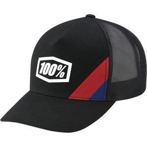 100% Cornestone X-Fit Trucker шапка черна