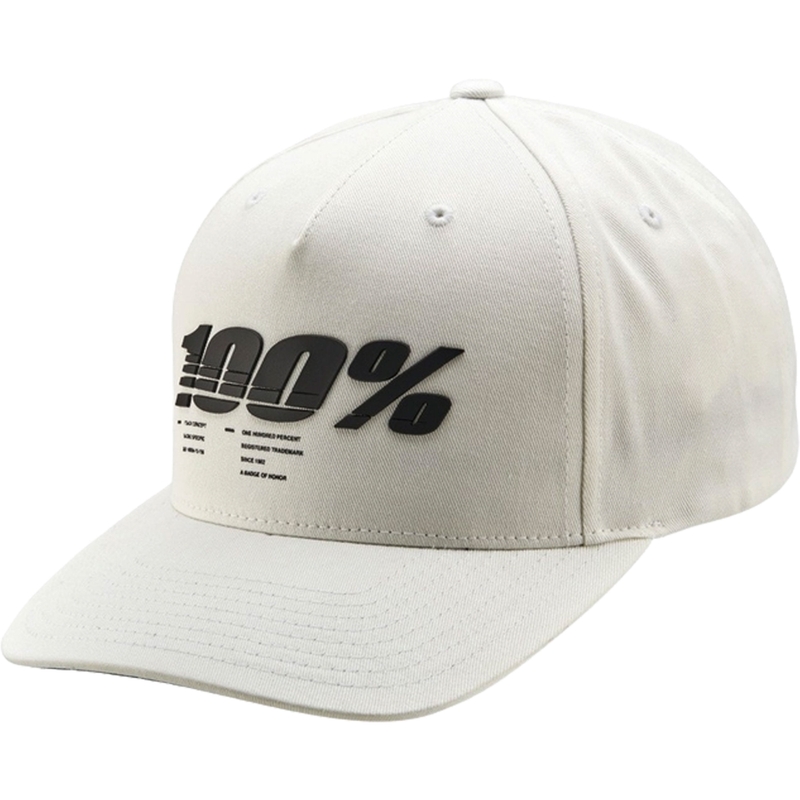 Шапка 100% Staunch Snapback бяла