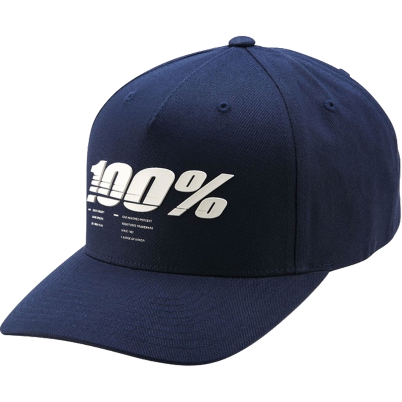 Шапка 100% Staunch Snapback blue