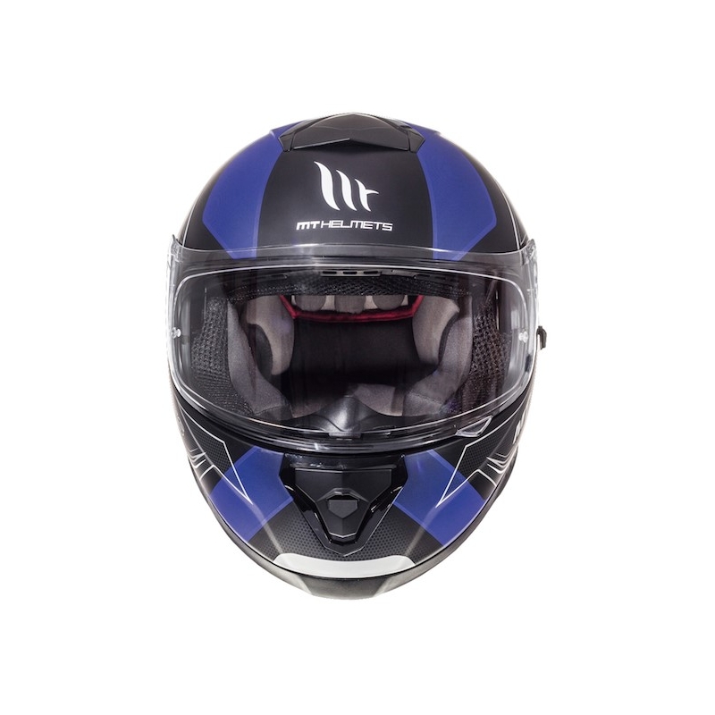 Integrální přilba na motorku MT Thunder 3 SV Trace černá matná-modrá