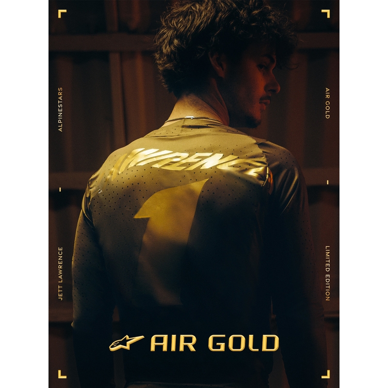 Мотоциклетни ботуши Alpinestars TECH 10 Limited Edition AIR GOLD, кафяво-златисти