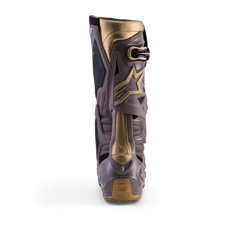 Мотоциклетни ботуши Alpinestars TECH 10 Limited Edition AIR GOLD, кафяво-златисти