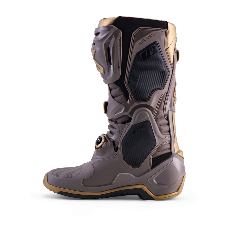 Мотоциклетни ботуши Alpinestars TECH 10 Limited Edition AIR GOLD, кафяво-златисти