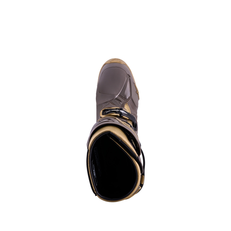 Мотоциклетни ботуши Alpinestars TECH 10 Limited Edition AIR GOLD, кафяво-златисти