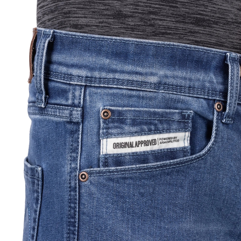 Светлосини мотоциклетни дънки Oxford Original Approved Tailor AA