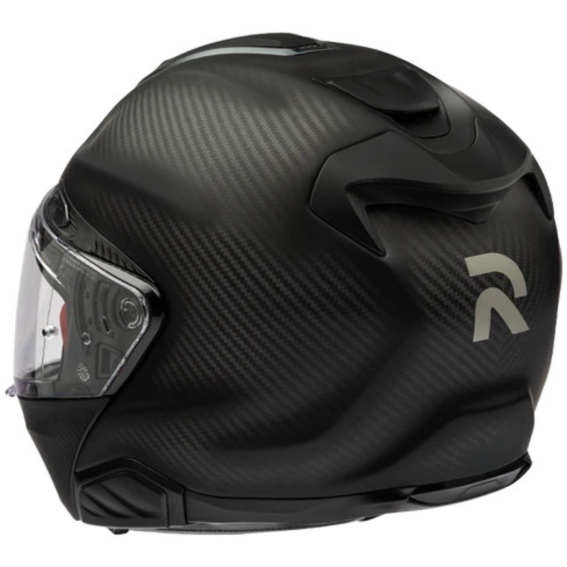 Мото каска HJC RPHA 91 CARBON, с отваряща се врата, черна, матова