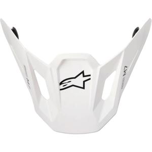 Alpinestars Supertech S-M7 Solid визьор за каска, бял