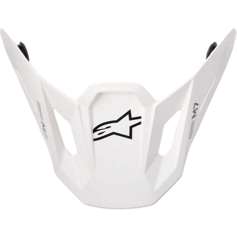 Alpinestars Supertech S-M7 Solid визьор за каска, бял
