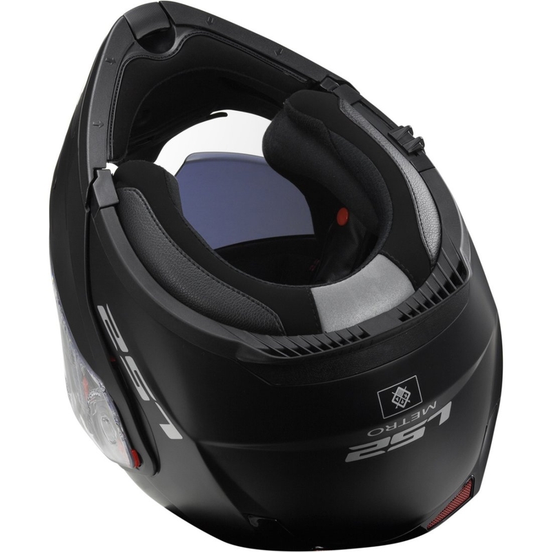 Vyklápěcí přilba na motorku LS2 FF324 Metro černá matná