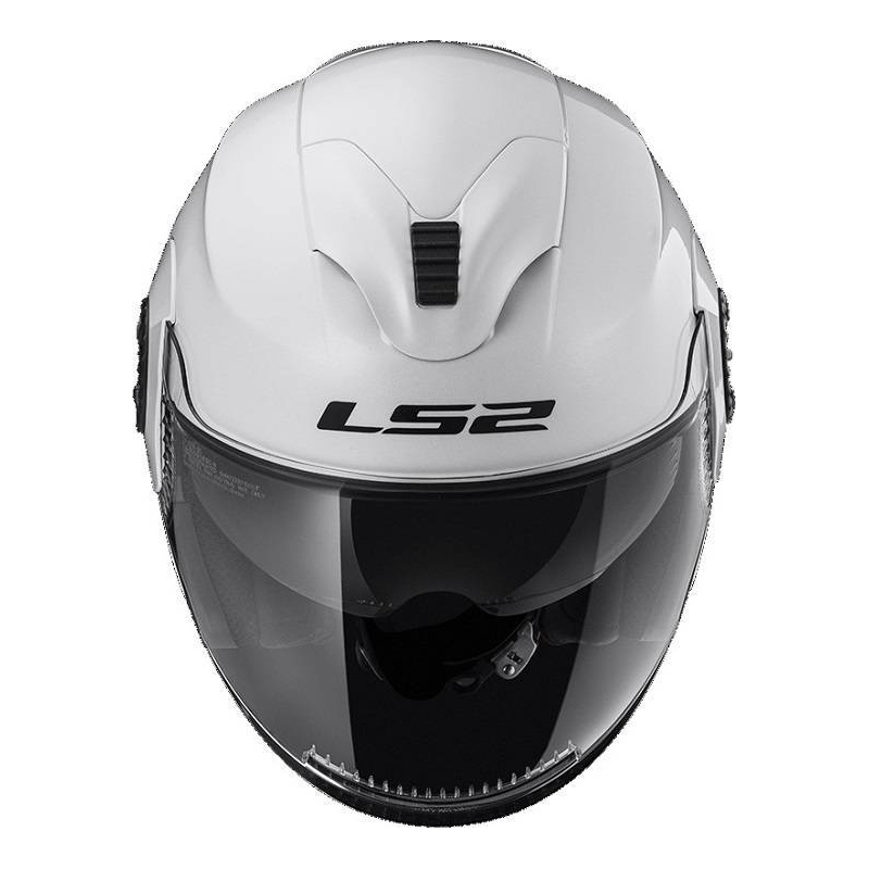 Отворена каска LS2 OF570 Verso гланцово бяло