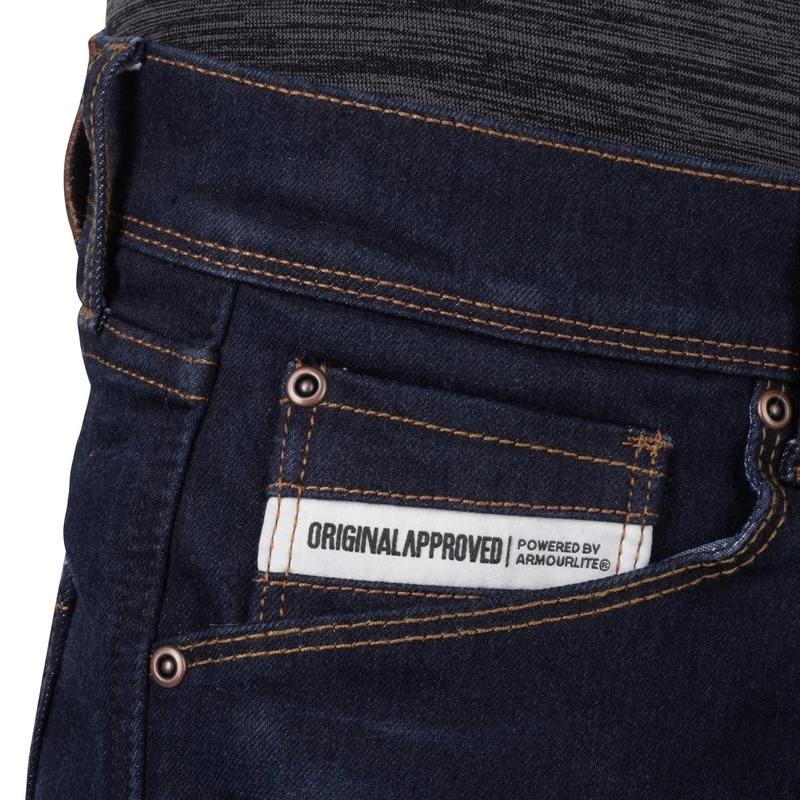 Дънки за мотоциклет Oxford Marshal AAA Slim Fit, черни