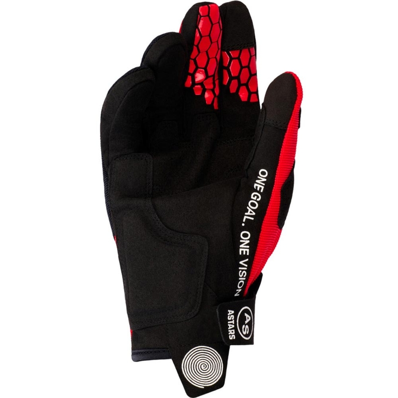 Ръкавици за мотокрос Alpinestars PRO-DURA червено-черни