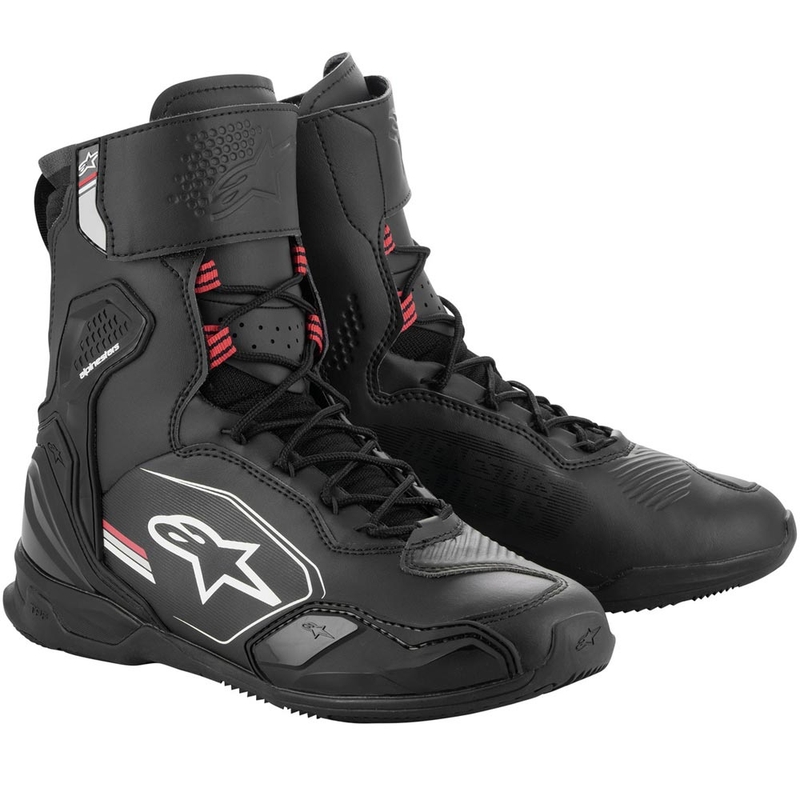 Мотоциклетни ботуши Alpinestars Superfaster черно-сиво-червено