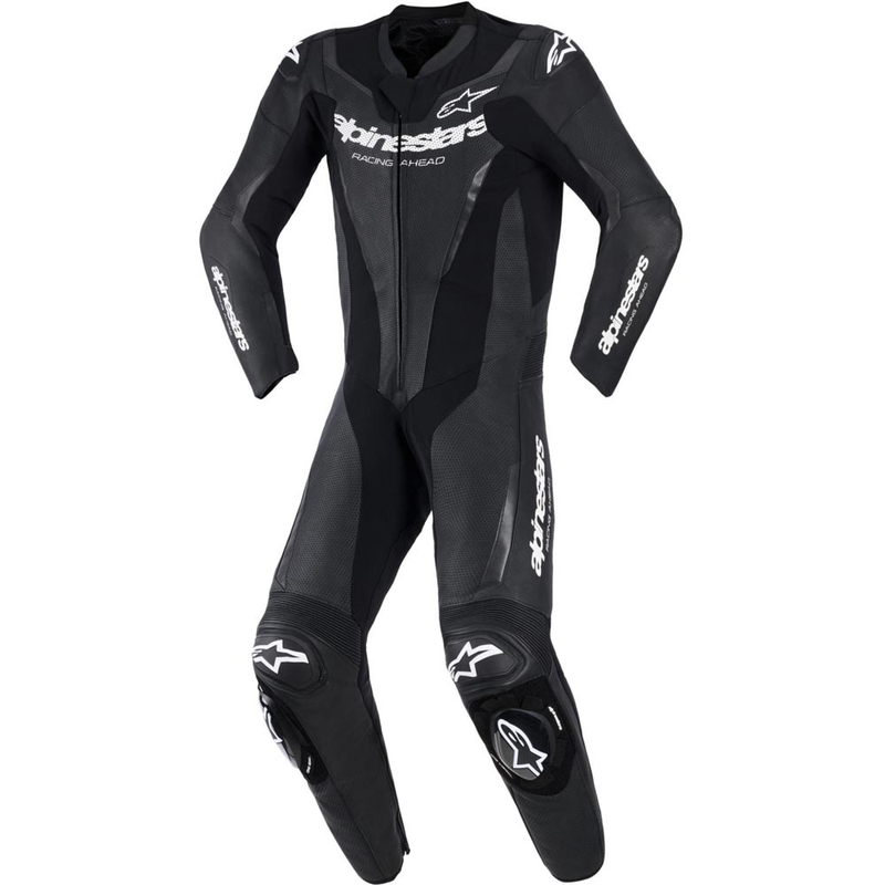 Alpinestars GP FORCE V2 едноделен мотоциклетен костюм черно-бял
