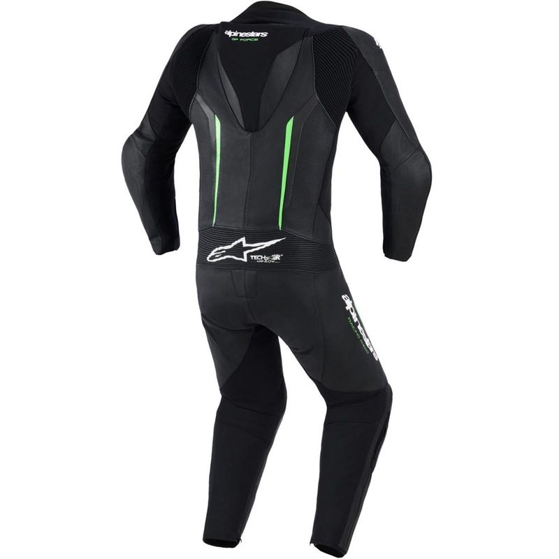 Alpinestars GP FORCE V2 едноделен мотоциклетен костюм черно-зелен