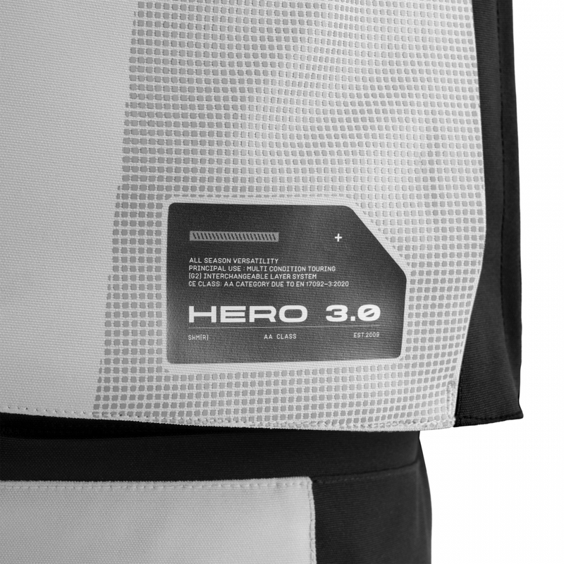 Мото яке Shima Hero 3.0, сиво-флуоресцентно жълто