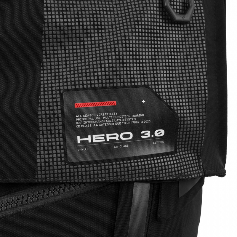Мото яке Shima Hero 3.0, сиво-червено