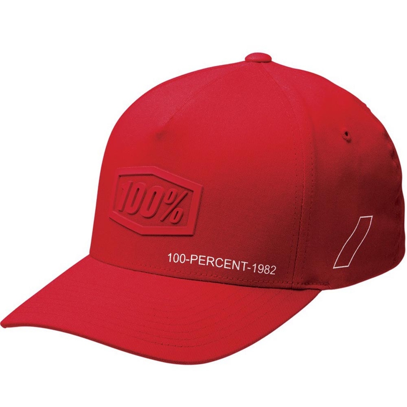 Детска шапка 100% Shadow Snapback червена