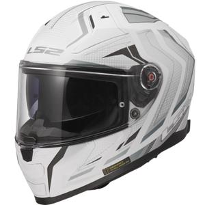 Мотоциклетна каска с пълно лице LS2 FF811 Vector II Alizer, матово бяла