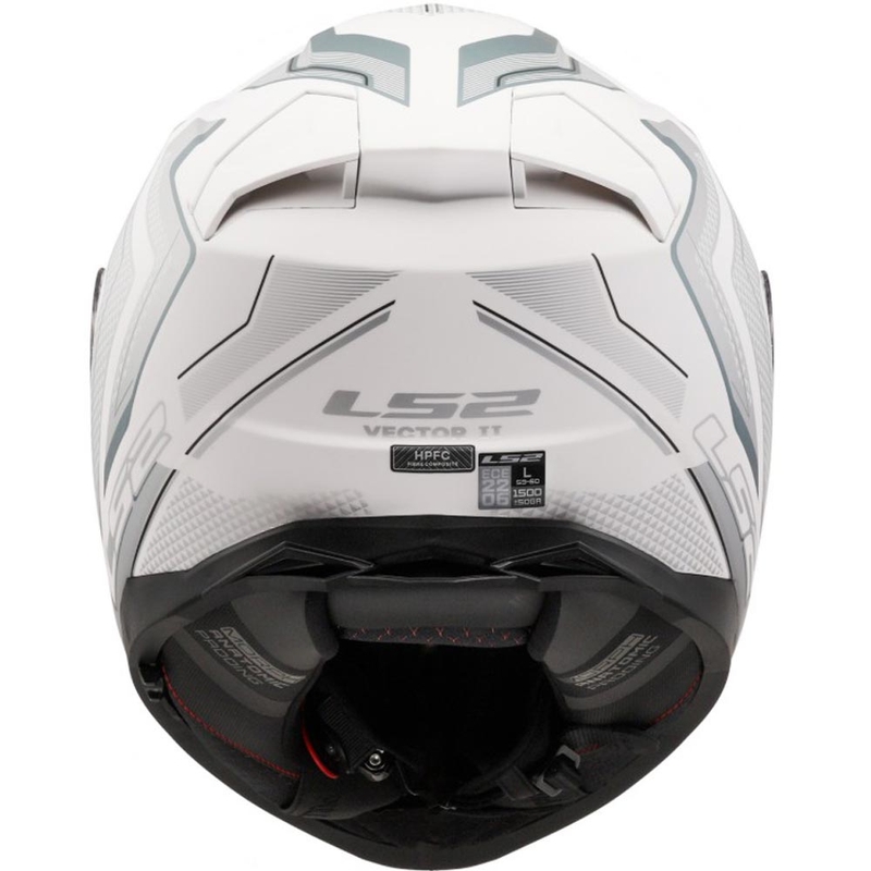 Мотоциклетна каска с пълно лице LS2 FF811 Vector II Alizer, матово бяла