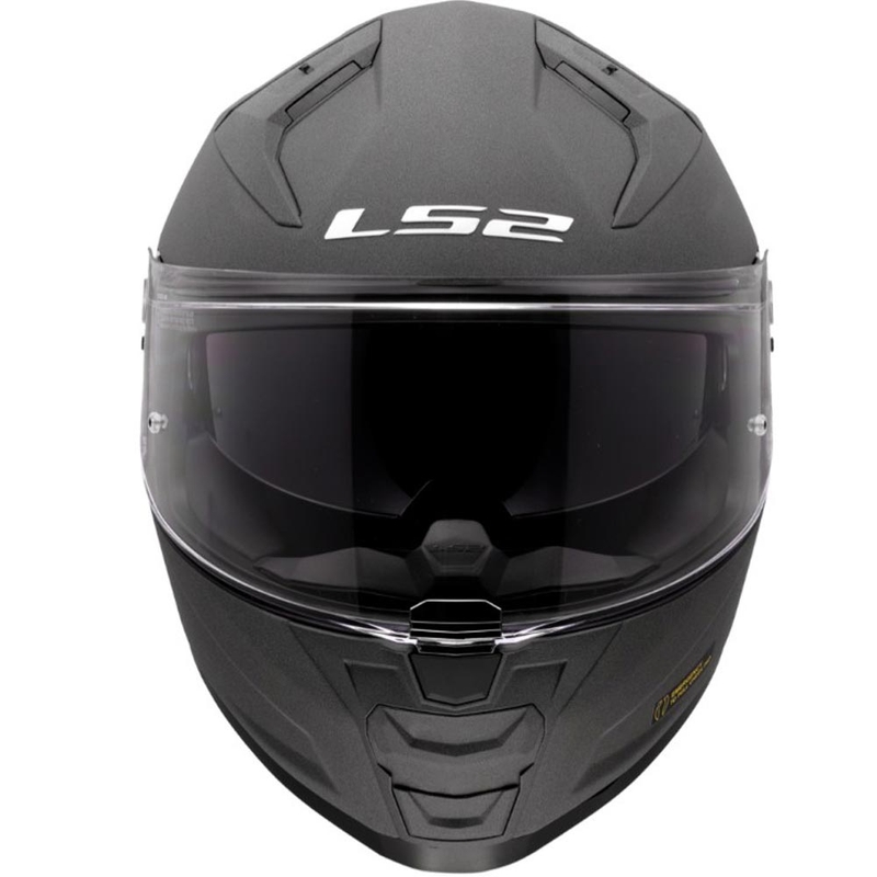 Мотоциклетна каска с пълно лице LS2 FF811 Vector II, цвят плътен бетонно сив