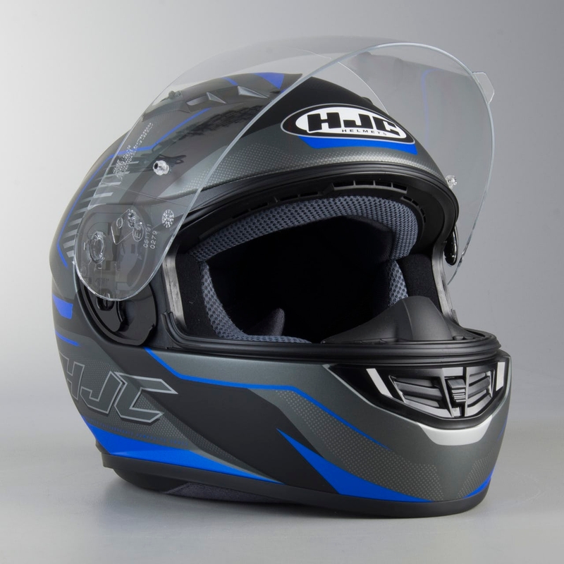 Integrální přilba na motorku HJC CS-15 Trion MC2SF šedo-modrá